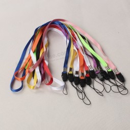 Color Mobile Phone Lanyards Neck Strap For Phone ID Pass Card Badge Gym Key USB Holder Straps Rope