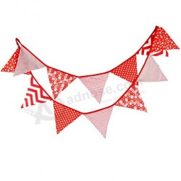 Small Size Decorative Polyester Triangle Flags for Sale