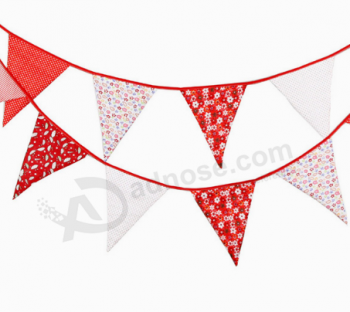 Wholesale Small Polyester Banner Triangle Bunting Flags