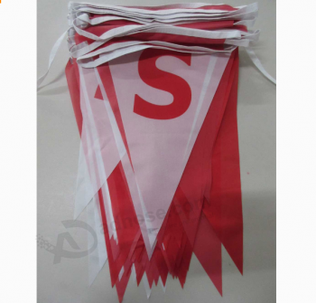 Easily carry printed advertising bunting string flags