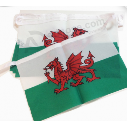 Cheap Wholesale Printed Welsh Bunting String Flag
