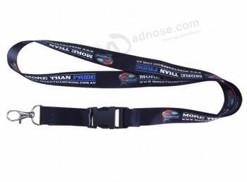 Custom Sublimation Printed Polyester Lanyard Woven Lanyard with your logo
