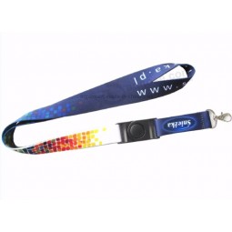 Wholesale customized Heat Transfer Neck Lanyard with Printed Logo and high quality