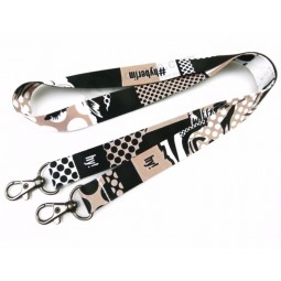 Customized Classical Art Style Polyester Lanyard with Customized Logo and high quality