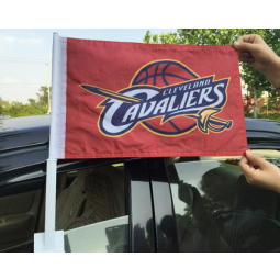 Printed Standard Size Car Flags With Strong Pole