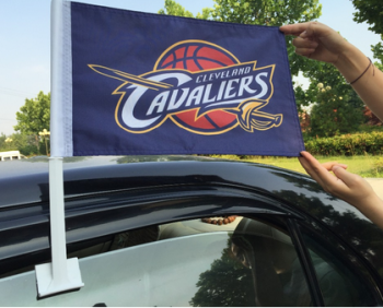 Printed Polyester Sports Team Car Window Flags