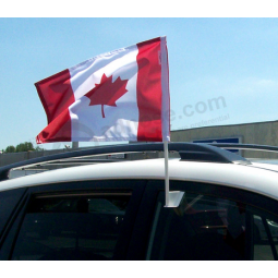 Différents pays polyester fenêtre voiture drapeau canada drapeaux de voiture