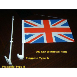 Factory Directly Wholesale Printed UK Car Window Flag 