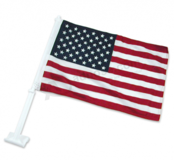 30*45Centimetro Standard Size Plastic Pole America Car Flag for Window
