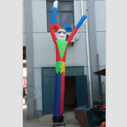 Heißer verkaufender aufblasbarer fetter Clownhimmel-Lufttänzer für Zirkus