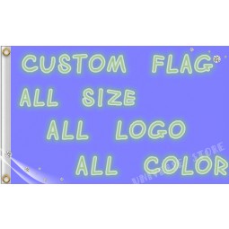 Custom flag, any logo, any color any size, Brand advertising company logo flag  banner design 100D Digital Print