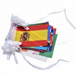 25м различные страны шнур флаг международный всемирный баннер bunting bar домашняя сторона украшение 100 шт