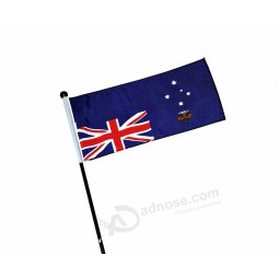 La bandiera a mano con logo personalizzato di alta qualità più popolare