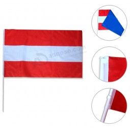 プロモーションギフト印刷ポリエステル国家の手の旗
