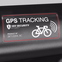 Adesivo per tracciamento gps personalizzato in vinile per ufficio