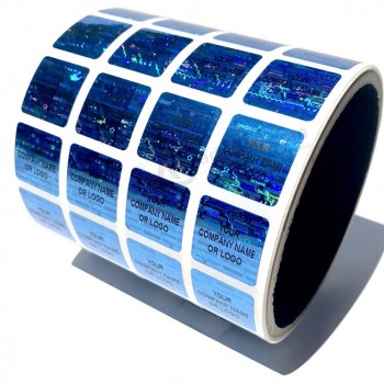 Laser PET security 3d hologram sticker for brand packing