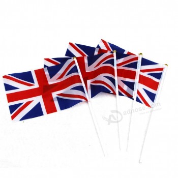 Wholesale customized high-end hand flag with flagpole
