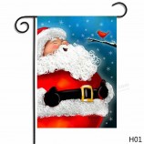 Cusromized good quality Christmas Garden Flag for promotion with high quality