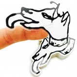 Waterproof adhesive transparent die cut roll clear vinyl stickers