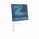 Custom cheap polyester car window flag for advertising with high quality and any size