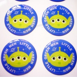 Popular epoxy 3d lenticular silicone heat transfer label printing sticker