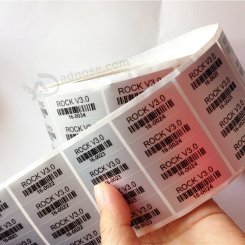 Rotolo di carta per etichette adesivo in poliestere 3m resistente al calore personalizzato metallico