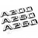 Melhor preço metal auto cromo prata pet mercedes sticker