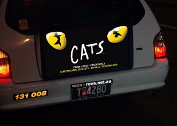 Custom Design DIY custom electroluminescent car sticker