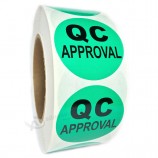 Großhandelspreis matt Qualität Klebstoff qc übergeben Papier Aufkleber Rolle