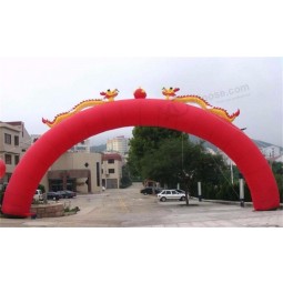 Custom designed inflatable arches for racing and other outdoor activities