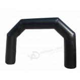 Beautiful Black Color Cheap Inflatable Advertising Arch with high quality and any size