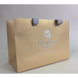 Design de saco de papel personalizado de alta qualidade personalizado com impressão do logotipo