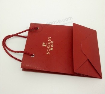 Free design unique luxury watch packaging shopping paper bag,paper bag with logo print