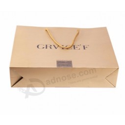 High quality customized LOGO printed luxury packaging paper bag