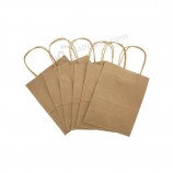 Wholesale Custom Logo Printing Recycled Kraft Paper Bags with Handle