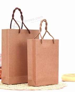 Aangepaste gestanst aangepaste retail Eco-design handvat verpakking wijn papieren zak