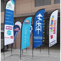 High Quality Printed Swooper Flag Business Feather Flag Custom