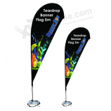 Custom Fashion Advertising Flags Promotional Teardrop Flags For Business