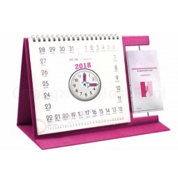 Fábrica diretamente barato 2018 mesa de escritório calendário perpétuo mensal planejador de mesa de impressão do calendário