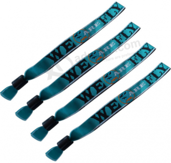 Factory Direct Custom Woven Sport Wristbands For Events