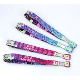 Fashion Custom Embroidered Wristbands For Party