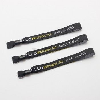 파티에 대 한 판촉 저렴 한 부드러운 패브릭 이벤트 wristbands