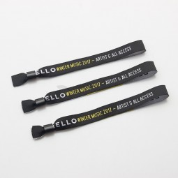 Promotional Cheap Soft Fabric Event Wristbands For Party