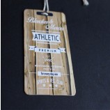 Custom made china jeans paper hang tags for clothing