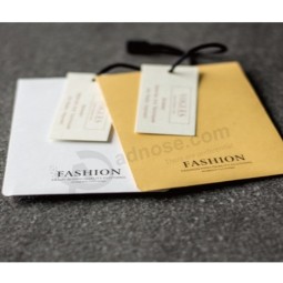 Competitive price high end letterpress printing ladies cloth hang tags