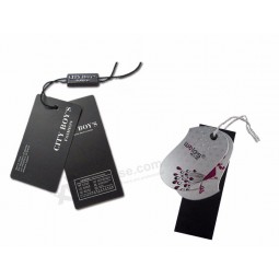 CMYK printing kraft paper clothes hang tags for garment