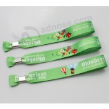 Hot Sale Slik Screen Printed Nylon Wristband Bracelet Wholesale