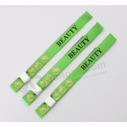 Fabrik direkt verkaufen weben logo polyester rfid armband günstigen preis