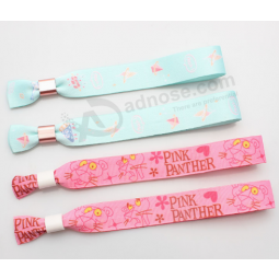 Unique design fabric textile printing wristband for promotional