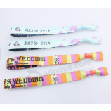 One Time Disposable ID wristband Woven Identification Bracelet